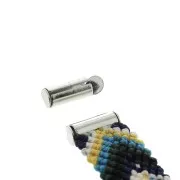 Terminale per chiusura Hiilos 11 mm - Argentato x1