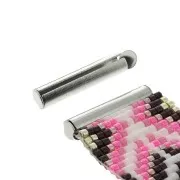 Terminale per chiusura Hiilos 20 mm - Argentato x1