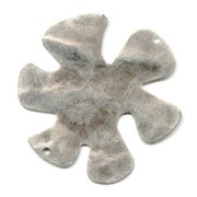 Separatore design 2 fori mm. 36 argentato brunito x1