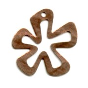 Ciondolo design cavo mm. 20 rame antico x1|raw }}