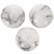 Cabochon tondo mm. 15 Howlite