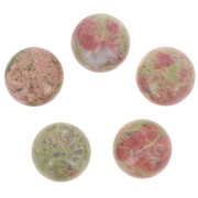 Cabochon tondo mm. 15 Unakite