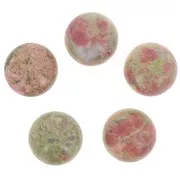 Cabochon tondo mm. 15 Unakite