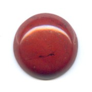 Cabochon tondo mm. 15 Diaspro Rosso