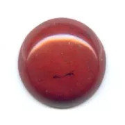 Cabochon tondo mm. 15 Diaspro Rosso