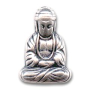 Buddha mm. 24  argentato brunito x1