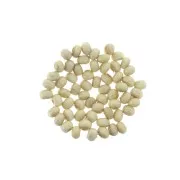 Pendente losanga con perline di legno 35 mm per creazione di bijoux x1