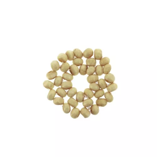 Pendente disco con perline di legno 30 mm x1