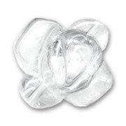 Rosellina mm. 20 Chalk Crystal x1|raw }}