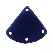 Distanziatore trianolare 4 fori Tagua 25x28 mm - Blu marino x1