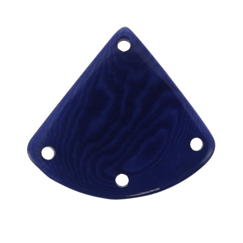 Distanziatore trianolare 4 fori Tagua 25x28 mm - Blu marino x1