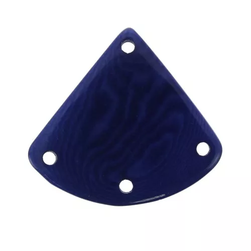 Distanziatore trianolare 4 fori Tagua 25x28 mm - Blu marino x1