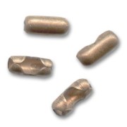 Terminali catena con palline mm. 1.5 rame antico x10|raw }}