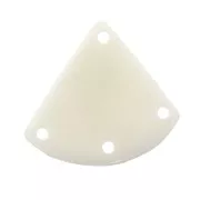 Distanziatore trianolare 4 fori Tagua 25x28 mm - Avorio x1