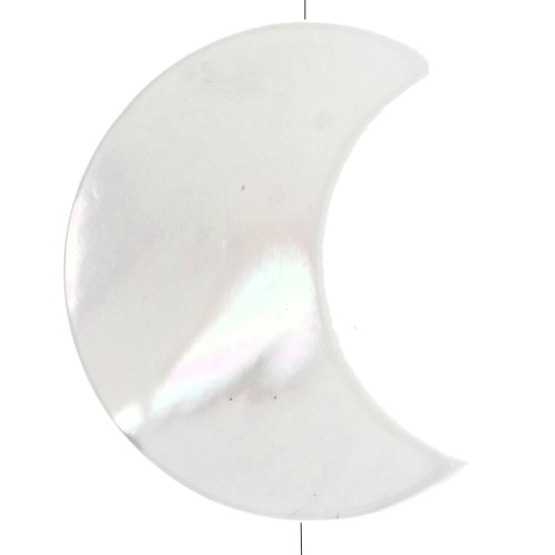 Perle di luna 12x9,5 mm - Naturale x4