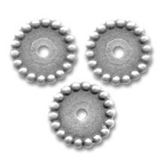 Intercalari mm. 15 argentato brunito x4|raw }}