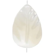 Perle di madreperla - Foglie - 9,5x6. mm - per creare bigiotteria x4