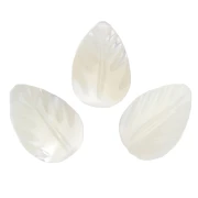 Perle di madreperla - Foglie - 9,5x6. mm - per creare bigiotteria x4
