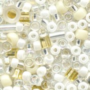 Mix di Rocaille Toho TX-3212 - Hasu White Mix x10g