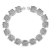 Base bracciale Tennis 1028/1088/1122 mm. 8 rodiato x1|raw }}