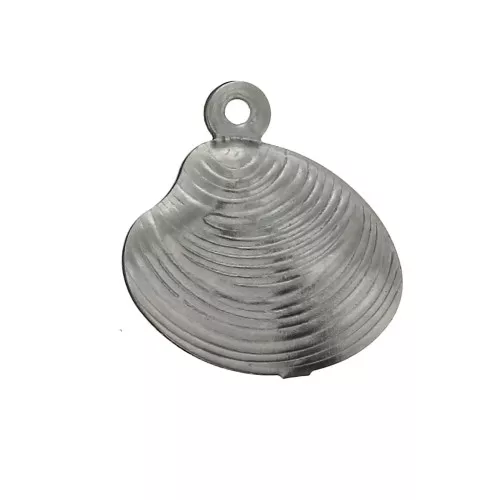 Ciondoli conchiglia 14x13 mm in acciaio inox per la creazione di bijoux DIY x10