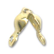 Coprinodi 2 anellini mm. 4 doratocon oro fino x100|raw }}