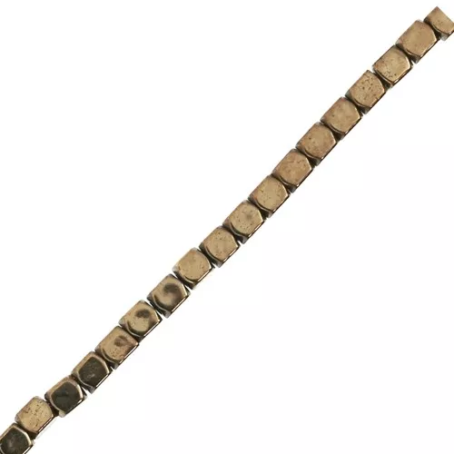 Cubi mini-ematite sintetica 1.5 mm Light Copper x40 cm