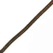 Rondelle mini-ematite sintetiche 2 mm  Light Copper x40 cm