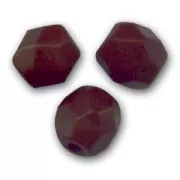 Sfaccettate mm 3 Opaque Cocoa Brown x50