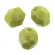 Faccette 4 mm Olivina opaca x50