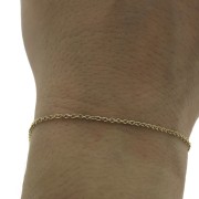 Catena forzatina mm. 1.5 Acciaio inox Dorato 316L x 50cm