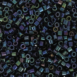 Miyuki Delica 15/0 DBS0002 - Blu scuro Iris metallizzato x5g