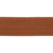 Nastro elastico satin effetto brillante  15 mm - Terracotta x 1m