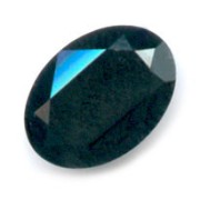 Cabochon PureCrystal 4120 ovale mm. 18x13 Jet|raw }}
