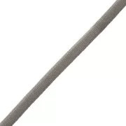Cordone spaghetti elastico tinta unita 5 mm - Grigio x 1 m
