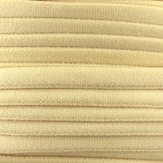 Cordone spaghetti elastico tinta unita 5 mm - Vaniglia x 1 m