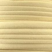 Cordone spaghetti elastico tinta unita 5 mm - Vaniglia x 1 m