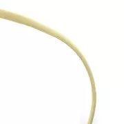 Cordone spaghetti elastico tinta unita 5 mm - Vaniglia x 1 m