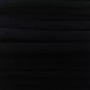 Cordone spaghetti elastico tinta unita 5 mm - Nero x 1 m