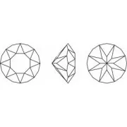 Cabochon PureCrystal 1088 mm. 6 Crystal Royal Red DeLite x1