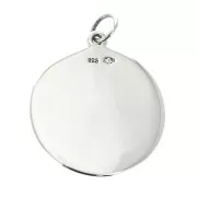 Pendente medaglia motivo croce 19.5 mm Argento 925 x1