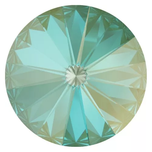 Cabochon PureCrystal 1122 Rivoli mm. 12 Crystal Silky Sage DeLite x1