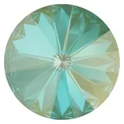 Cabochon PureCrystal 1122 Rivoli mm. 14 Crystal Silky Sage DeLite x1