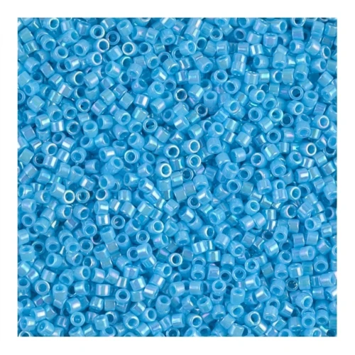 Miyuki Delica 15/0 DBS0164 - Opaque Turquoise Blue AB