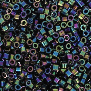 Miyuki Delica 15/0 DBS0005 - Blu iris variegato metallizzato x5g
