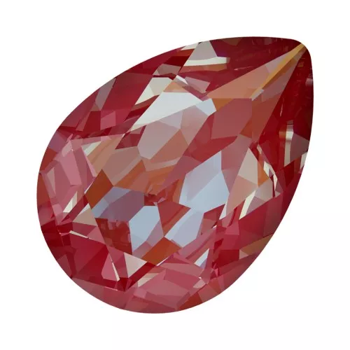 Cabochon PureCrystal 4320 pera mm. 14x10 Crystal Royal Red nder DeLite x1