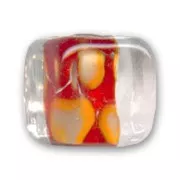 Cubo mm. 13 Crystal Red Lined  x1