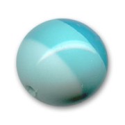 Perla tonda tricolore mm. 14 Blu x1|raw }}