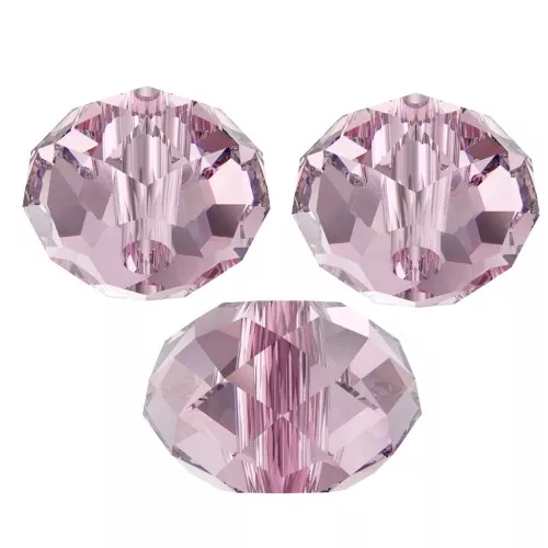 Sfera schiacciata PureCrystal 5040 mm. 6 Light Amethyst x1