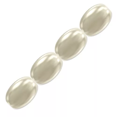Perline PureCrystal Perles Grain de riz - 5824 4 mm Cream Pearl x20